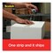 Scotch 1.5 in. Core with Dispenser 1.88 in. x 22.2 yards Box Lock Shipping Packaging Tape - Clear (6/Pack)